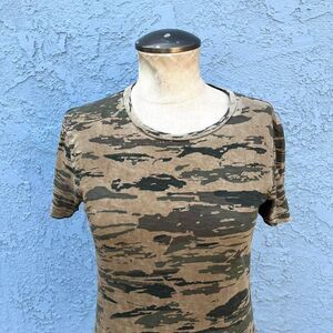 J Brand Women's Small Camo Tee Tree Print Camouflage T-shirt
